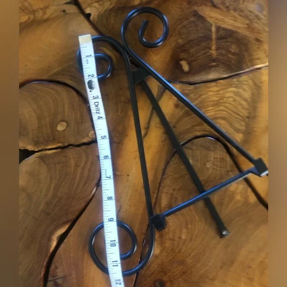 Metal Scrolled Black Picture or Book Easel Display - Picture 4 of 4